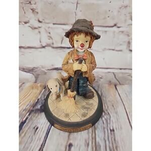 Vintage 1995 Flambro Little Emmett *Emmett Jr* “sweeping Up” 4.5"